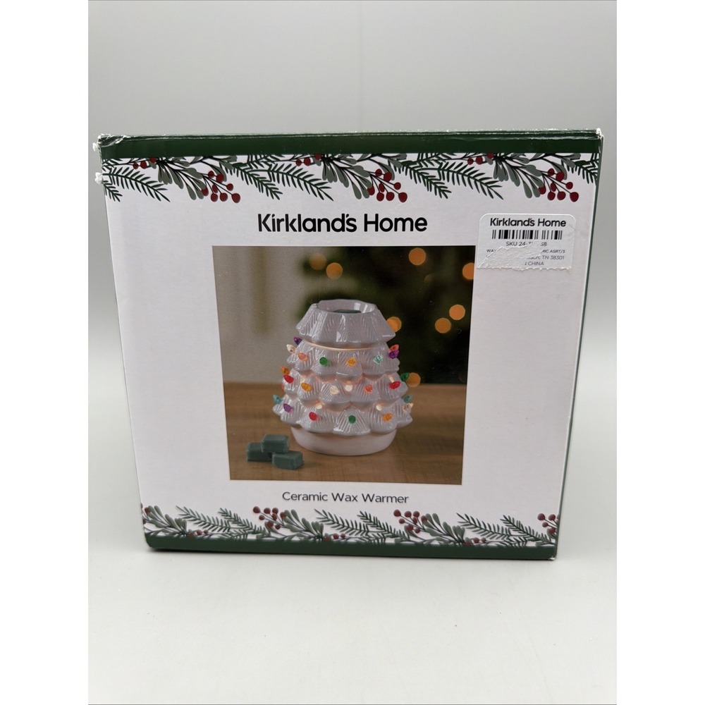 Ceramic Christmas Tree Wax Warmer Kirkland's Home Christmas Collection Bulb